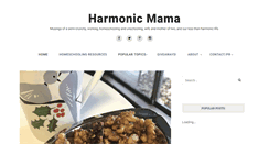 Desktop Screenshot of harmonicmama.com
